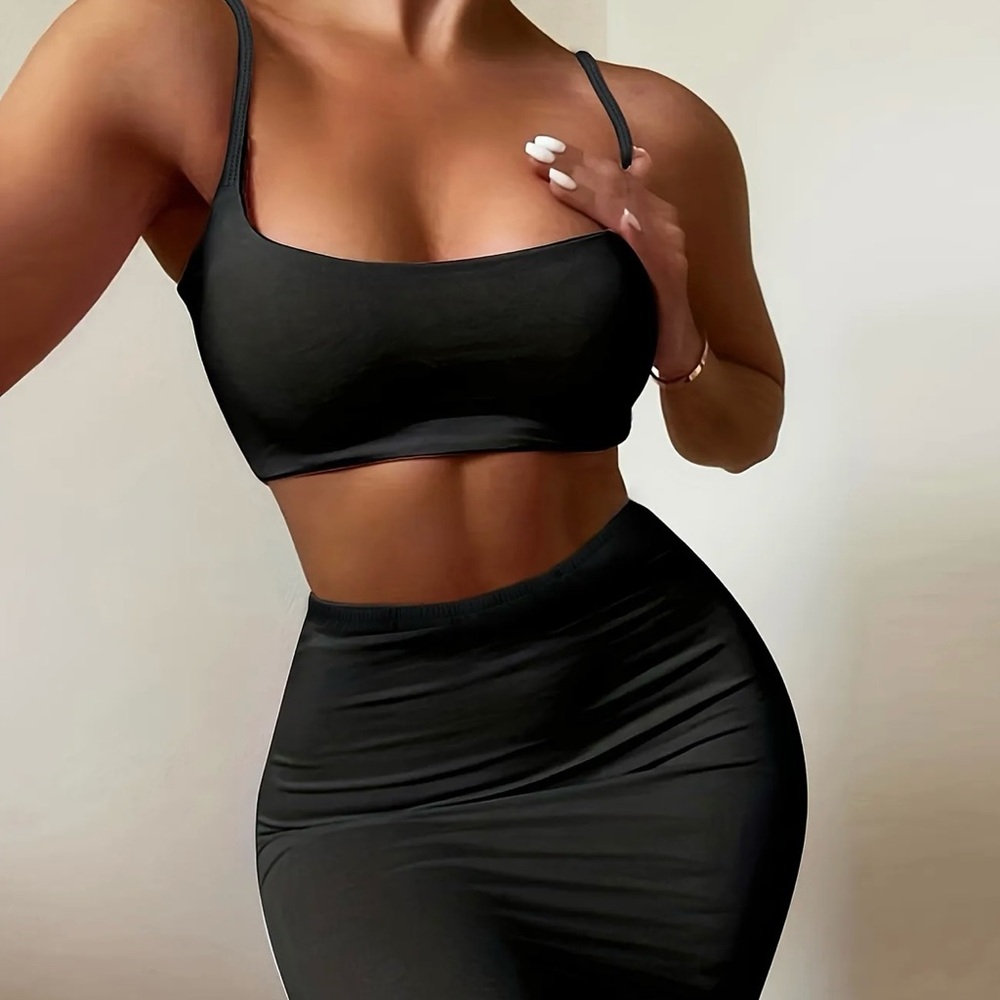 Black Two-Piece Set
